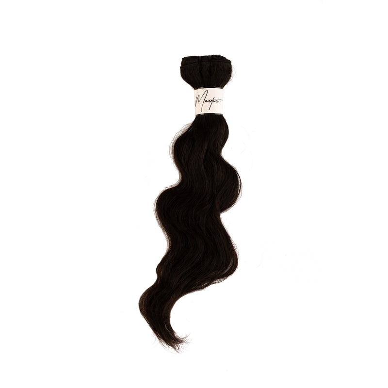 MANETINI VIRGIN WEFT HAIR EXTENSION (#4) NATURAL WAVE (INDIAN) - Manetini